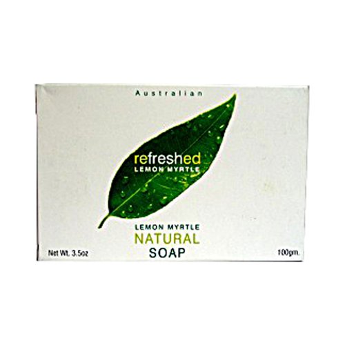 Lemon Myrtle Natural Soap Bar 3.5 oz - Organic & Handmade for Sensitive Skin - Perfect for Daily Cleansing & Aromatherapy at Home