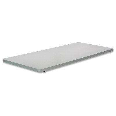 SAFCO Gray Rectangular Mobile Training Table Top 48
