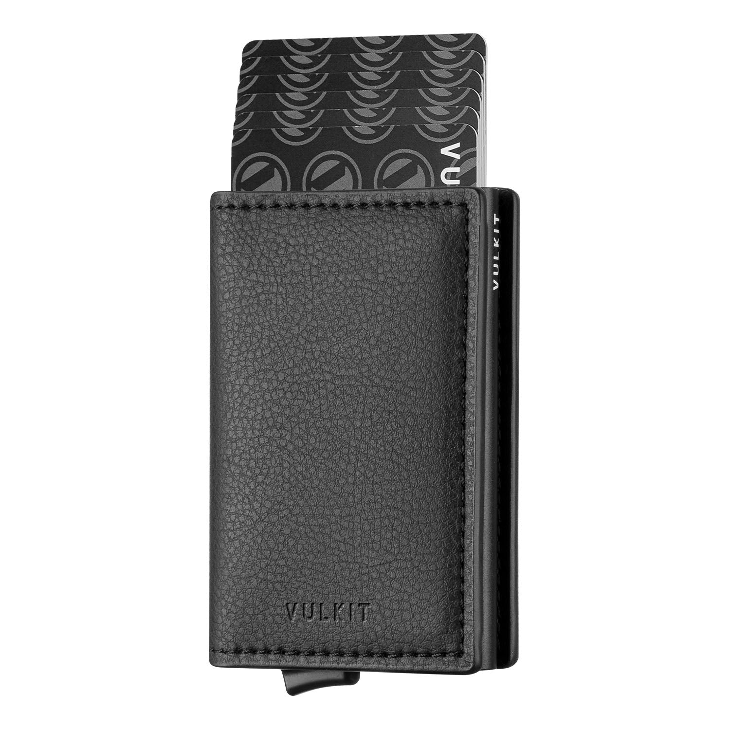 VC201 Slim Aluminum Card Holder with Back Slot - RFID Blocking Wallet for Credit Cards & IDs - Perfect for Travel, Business, and Everyday Use