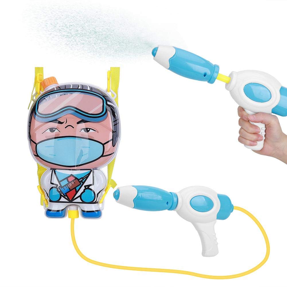 Agatige Pulling Type Toddler Water Gun Backpack - Summer Outdoor Water Toy for Kids, Perfect for Beach, Pool, and Backyard Fun