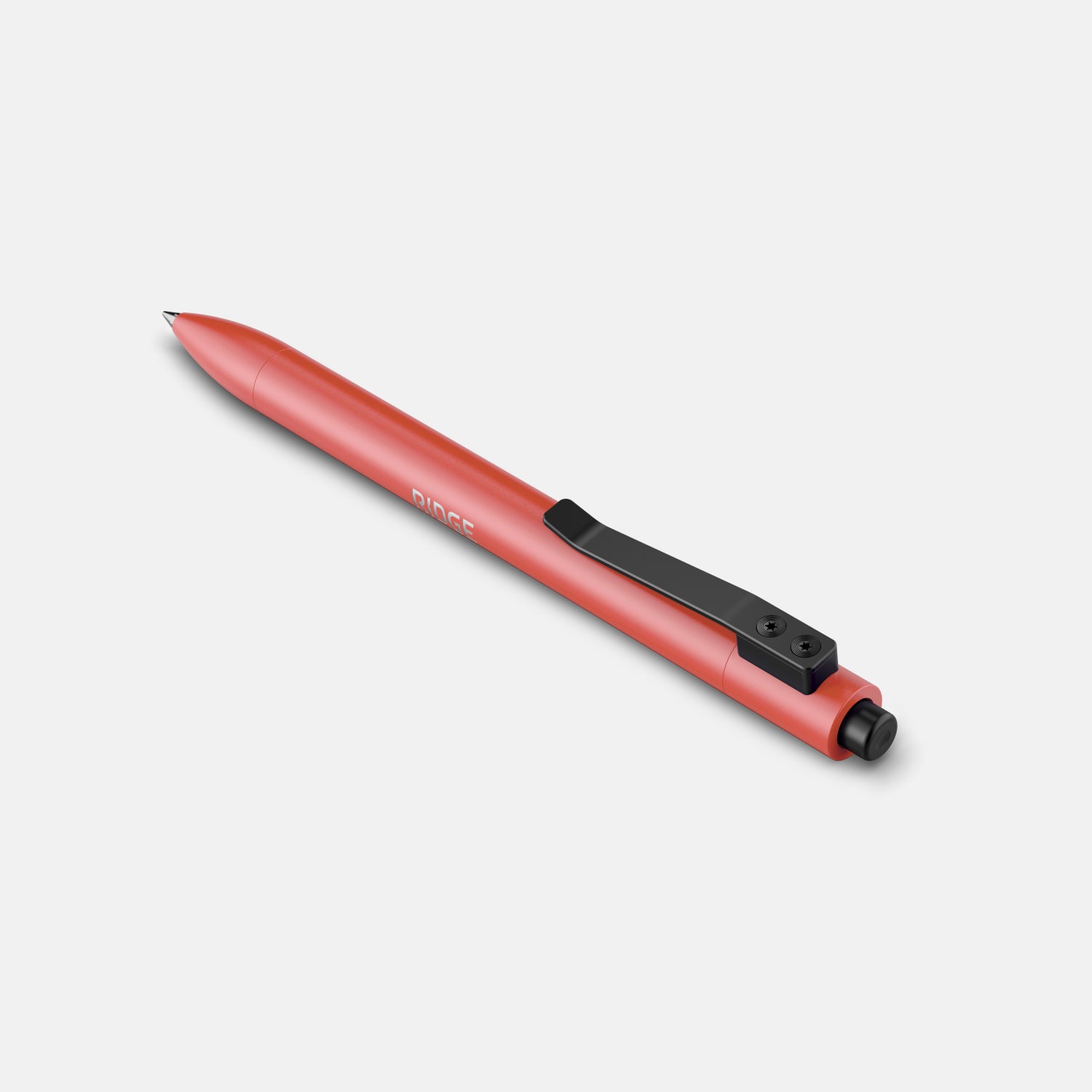 Premium Ridge Click Pen - Smooth Writing Coral Ballpoint Pen for Office, School & Everyday Use