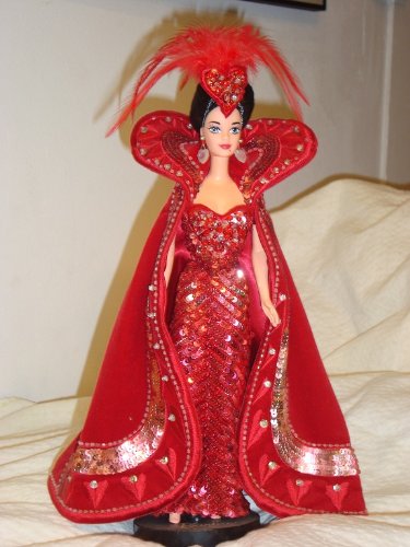 1994 Queen of Hearts Barbie Doll - Bob Mackie Collector's Edition | Vintage Barbie Doll for Display & Gift Giving | Perfect for Collectors, Barbie Enthusiasts & Home Decor