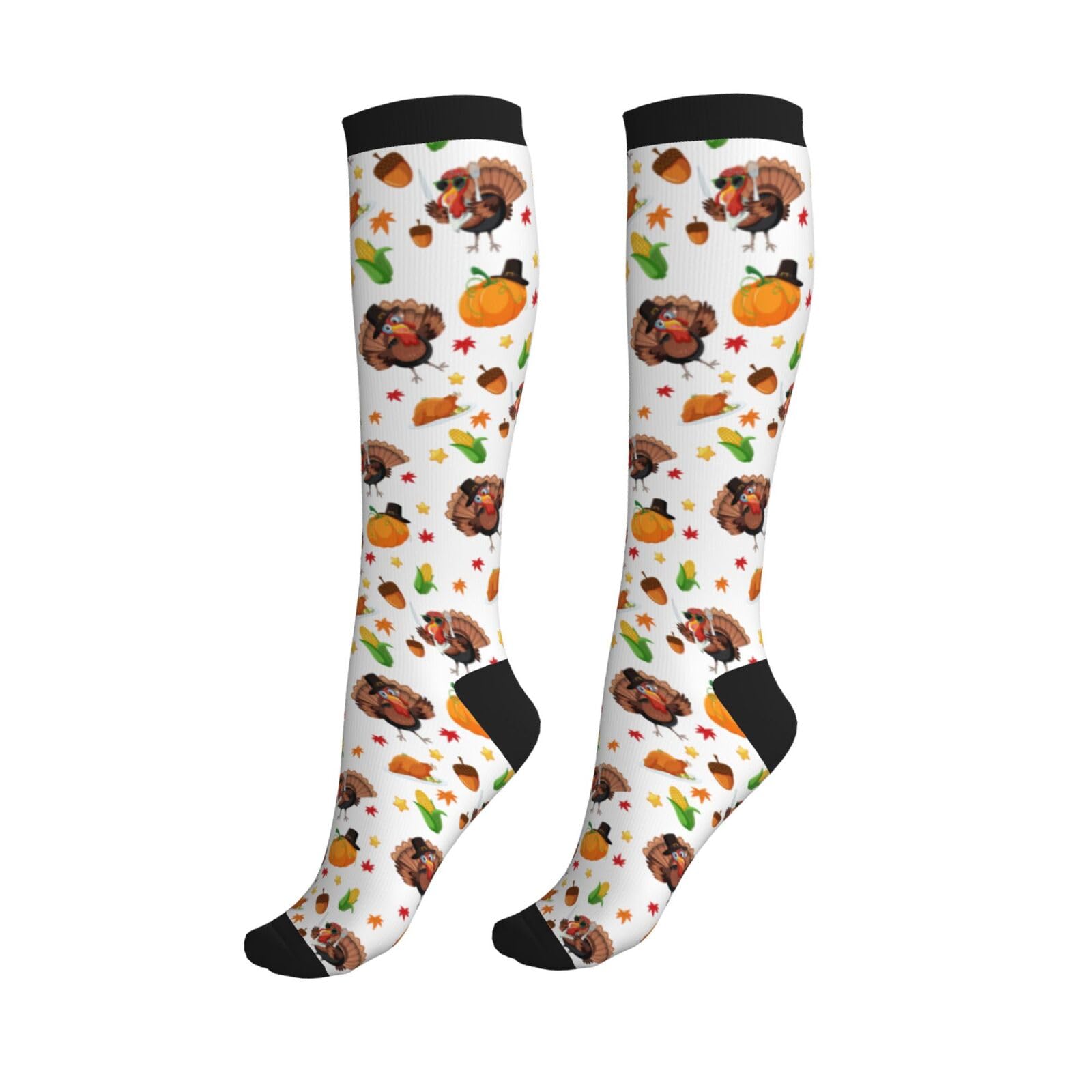 Tie Dye Compression Socks for Women & Men - Knee High Support Socks for Running, Hiking & Athletic Performance - Improve Circulation & Reduce Fatigue