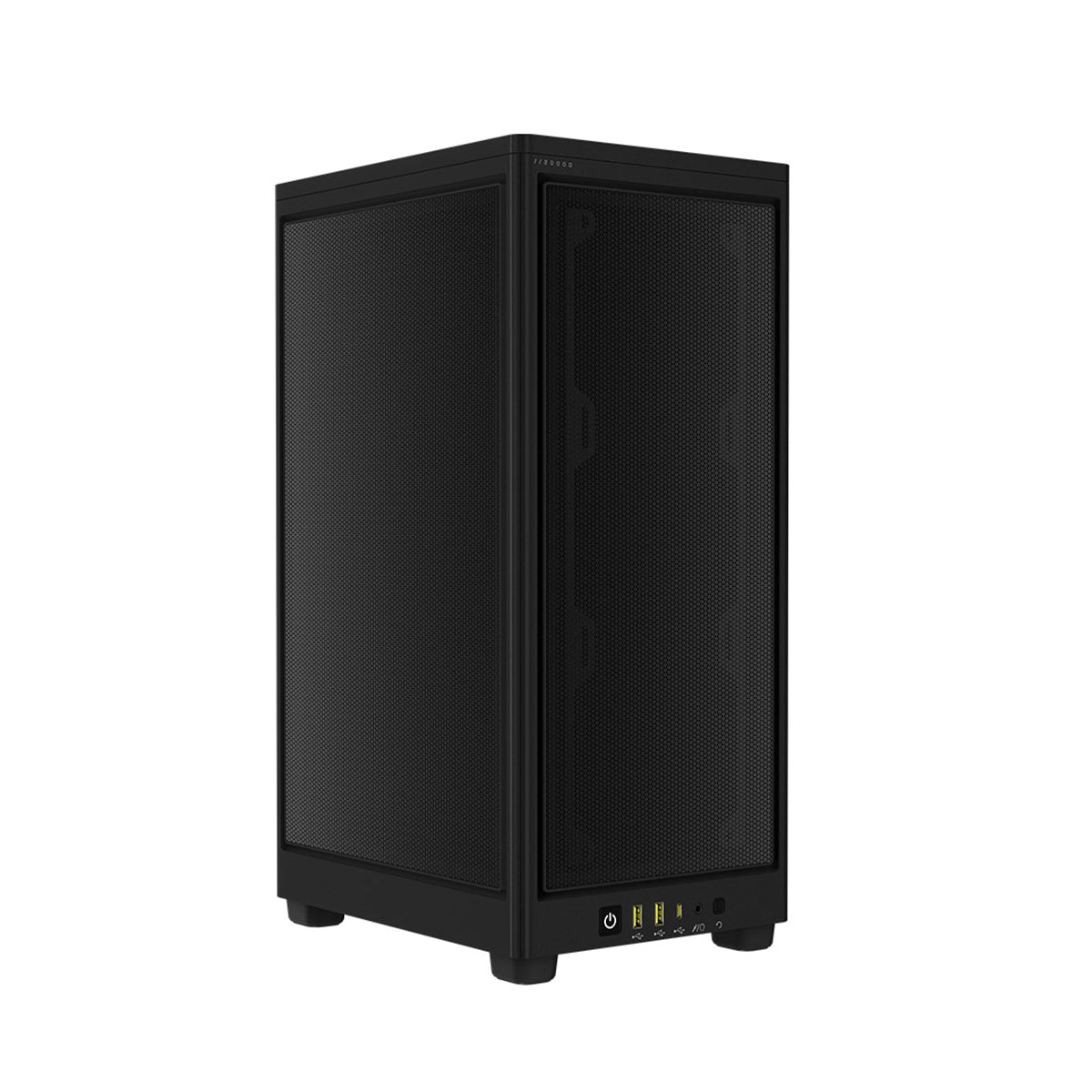 Corsair 2000D AirFlow Compact ITX PC Case - Black | High Airflow Small Form Factor Tower for Gaming & Workstation Builds | Perfect for Home Office & Esports Setups