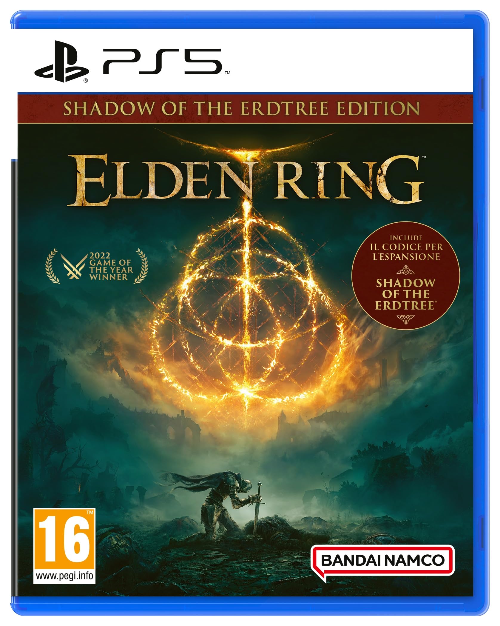 ELDEN RING Shadow of the Erdtree PS5 Game - Action RPG Adventure for PlayStation 5 | Epic Fantasy World Exploration & Boss Battles | Perfect for Hardcore Gamers & Soulslike Fans