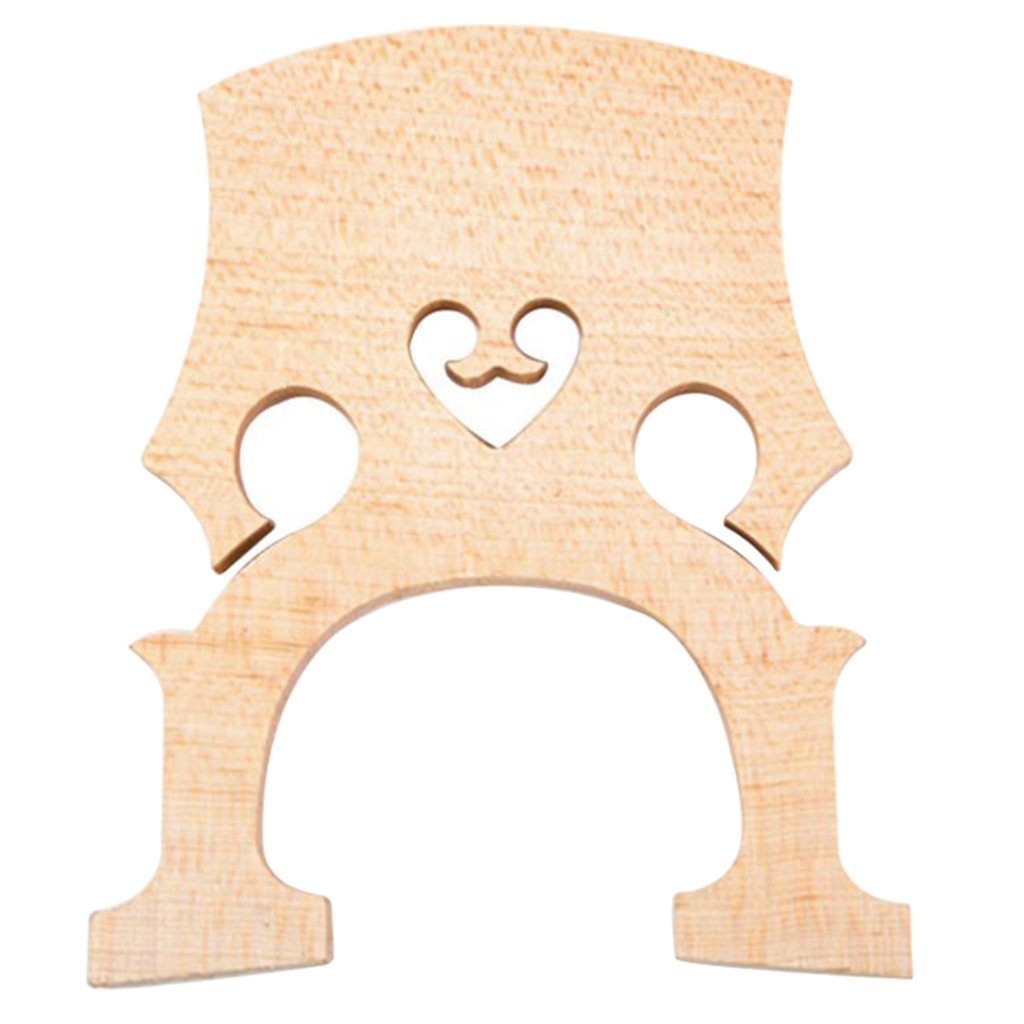 Premium Maple Double Bass Bridge for 3/4 Upright Bass - Handcrafted Acoustic Bass Replacement Part | Perfect for Jazz Ensembles, Orchestra Performances & Music Studio Sessions