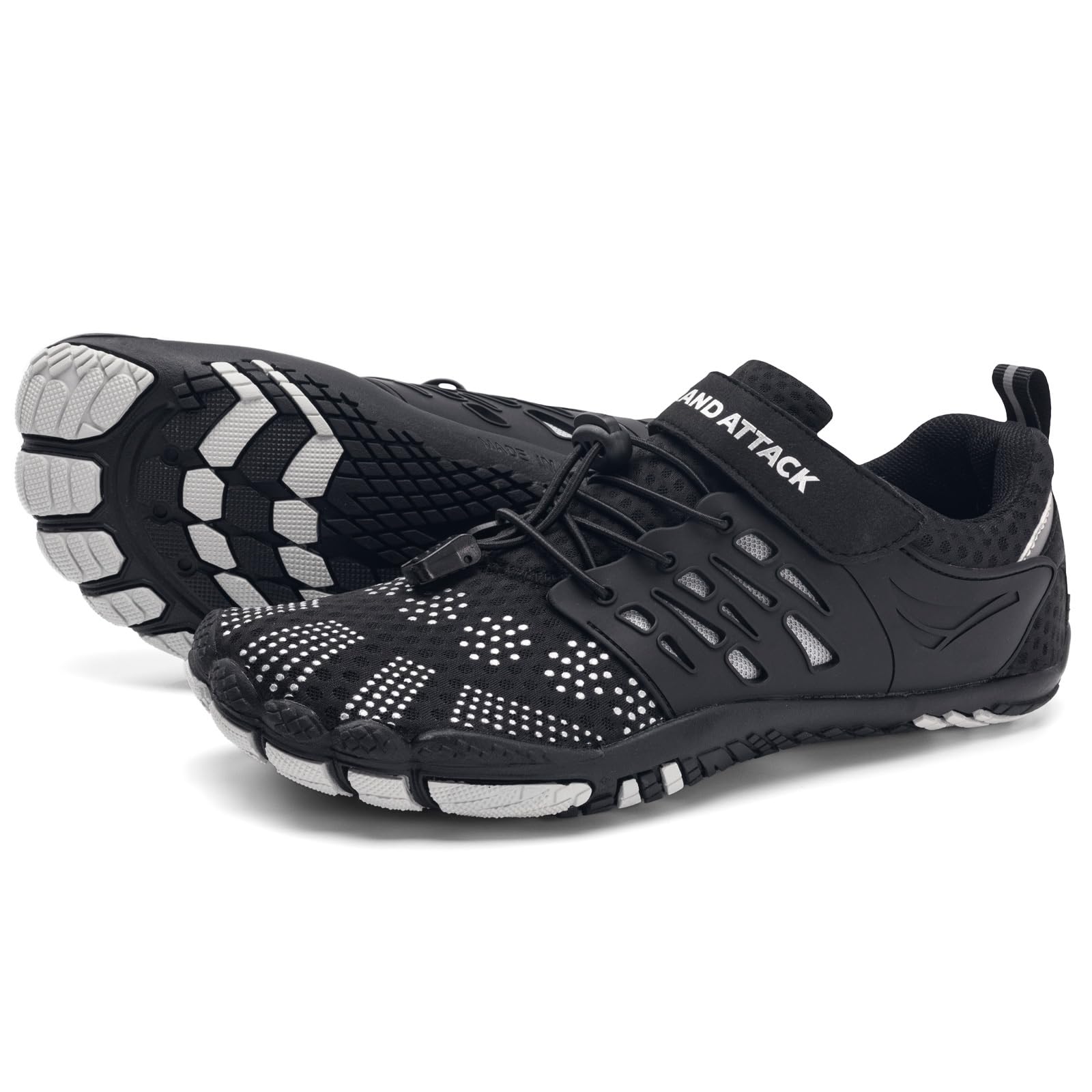 Grand Attack Barefoot Shoes for Women - Minimalist Zero Drop Lightweight Cross-Trainers for Wrestling, Boxing, Weightlifting & Walking | Perfect for Gym, Outdoor Activities & Everyday Wear