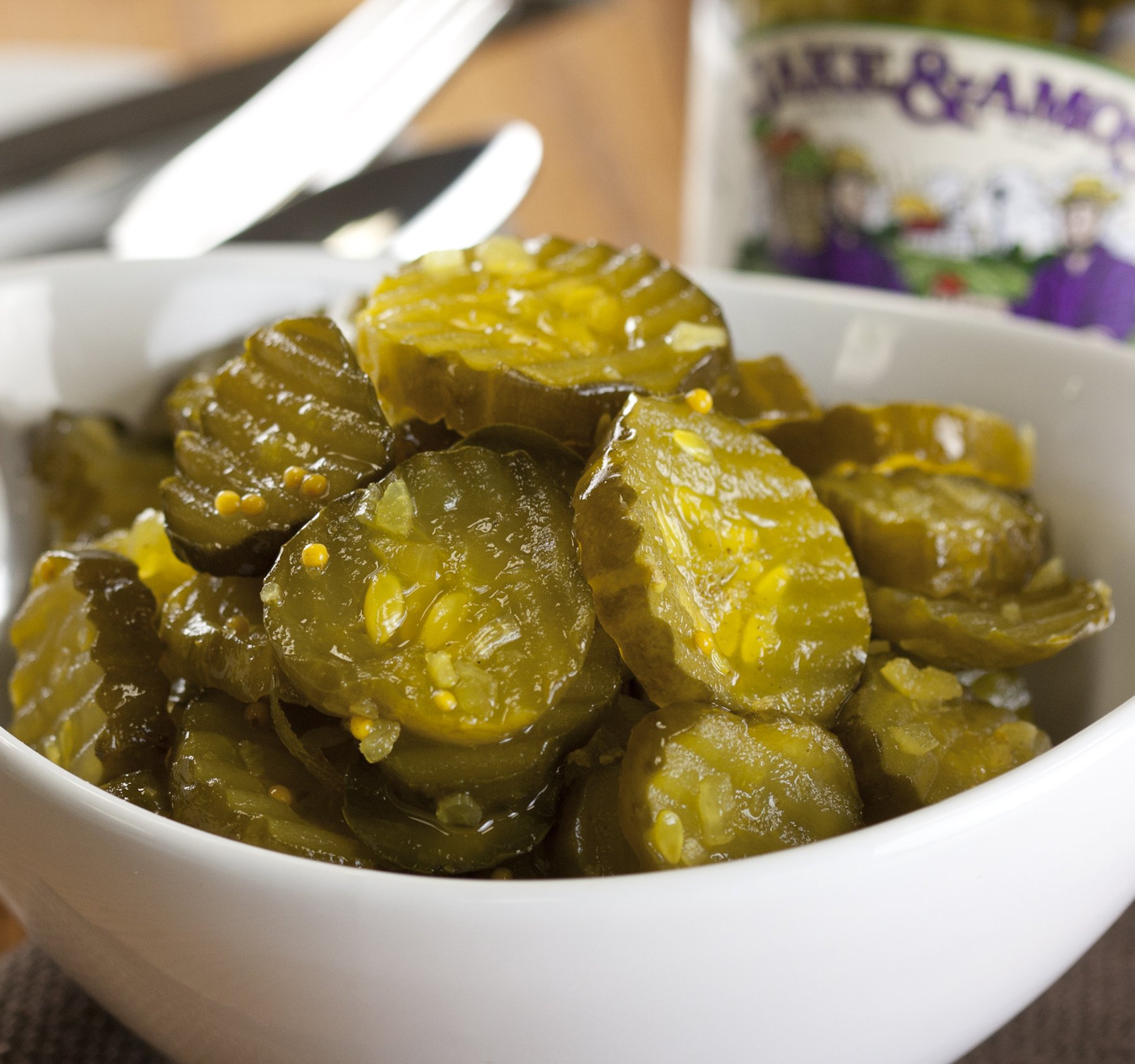 Jake & Amos Bread & Butter Pickles - 2 Pack (16 Oz Each) | Sweet & Tangy Cucumber Slices | Perfect for Sandwiches, Burgers & Charcuterie Boards