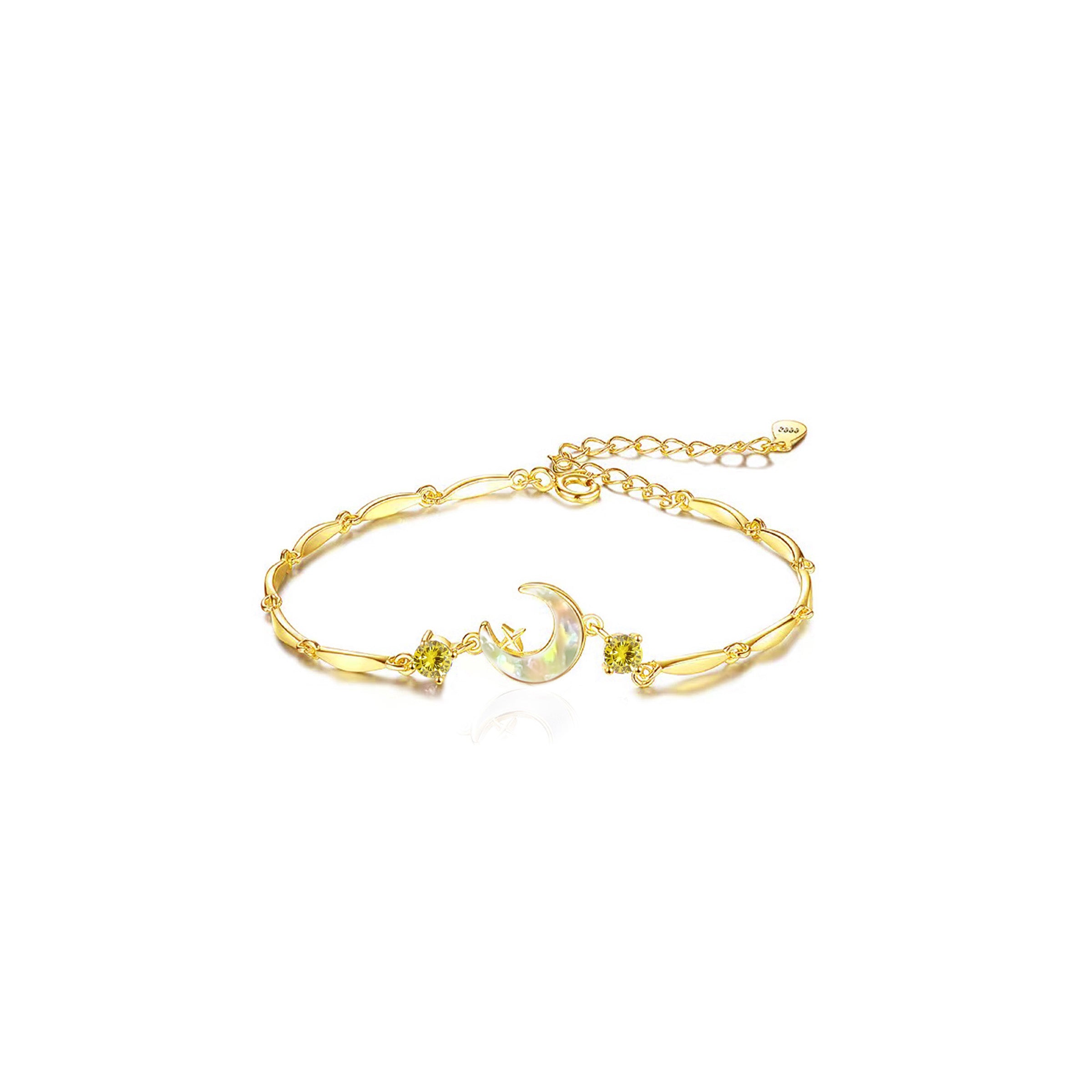 Celestial Remembrance Bracelet - Moon and Star Ashes Keepsake Jewelry for Loved Ones | Memorial Gift for Women, Sympathy Present | Perfect for Remembrance Day, Funerals & Special Occasions