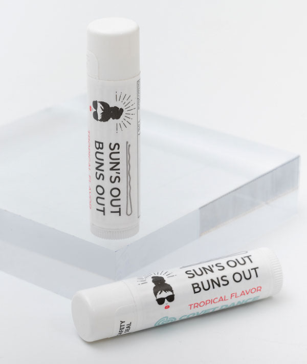 Sun's Out Bun's Out Lip Balm - Moisturizing & SPF Protection for Dry Lips - Perfect for Beach, Hiking & Outdoor Activities