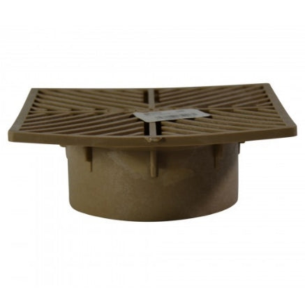 6 Inch Square Grate Sand - Heavy Duty NDS 06S Drain Grate for Landscaping, Yard, and Patio Drainage Solutions