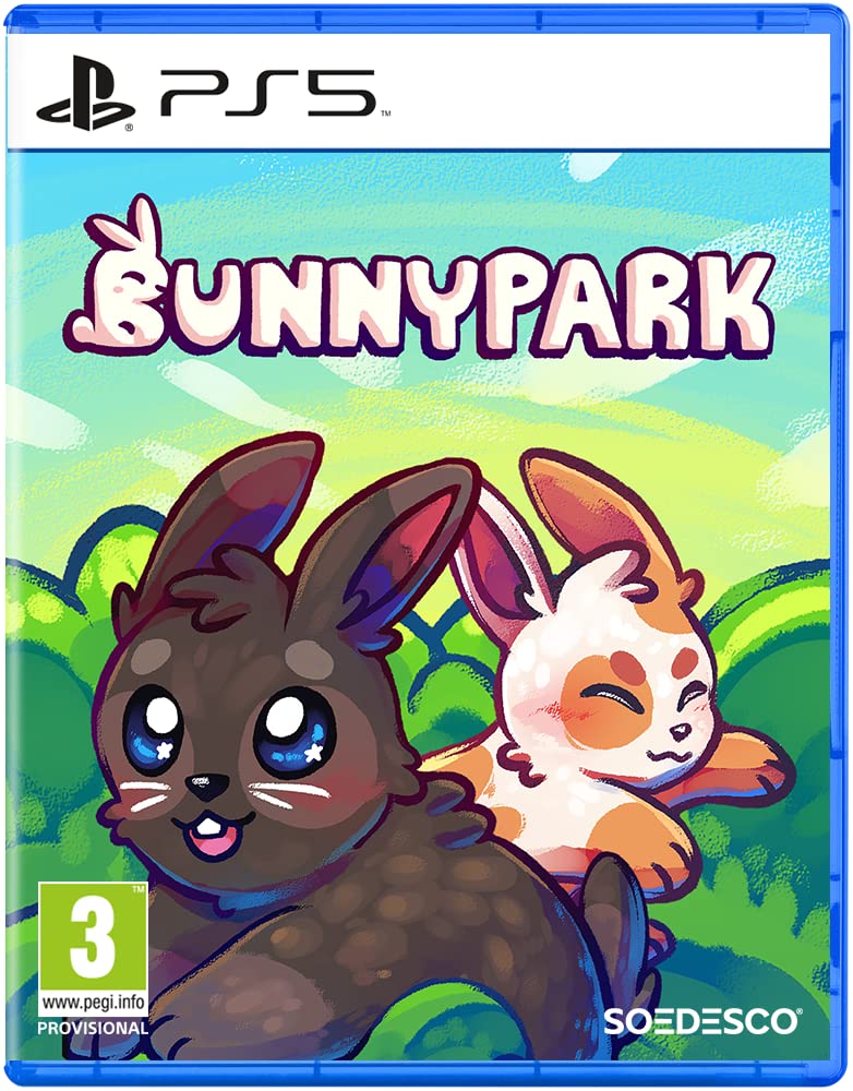 Soedesco Bunny Park PS5 Game - Fun & Relaxing Simulation for All Ages - Perfect for Family Game Nights & Casual Play