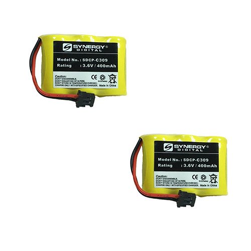 Synergy Digital Radio Shack 43-1047 Cordless Phone Combo Pack with 2 SDCP-C309 Batteries - Perfect for Home & Office Communication