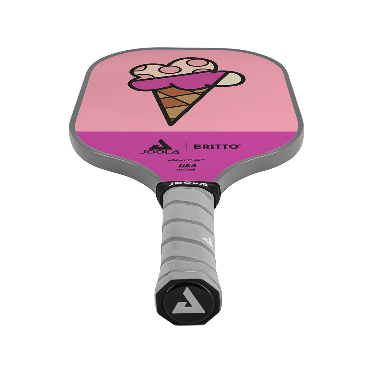 JOOLA BRITTO Pickleball Paddle - Premium Carbon Fiber Surface with Cushion Grip - USA Pickleball Approved - Perfect for Indoor & Outdoor Games, Tournaments & Recreational Play
