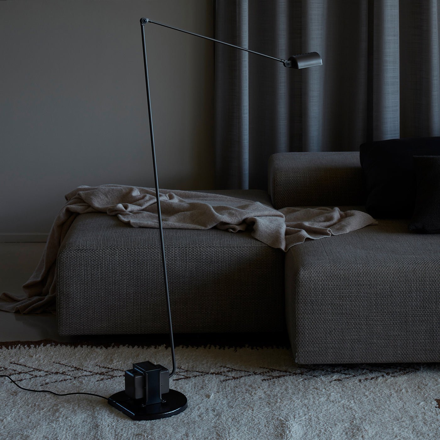 Modern Dynamo LED Floor Lamp - Adjustable Brightness & Color Temperature for Living Room, Bedroom, or Office - Energy Efficient Standing Light with Remote Control