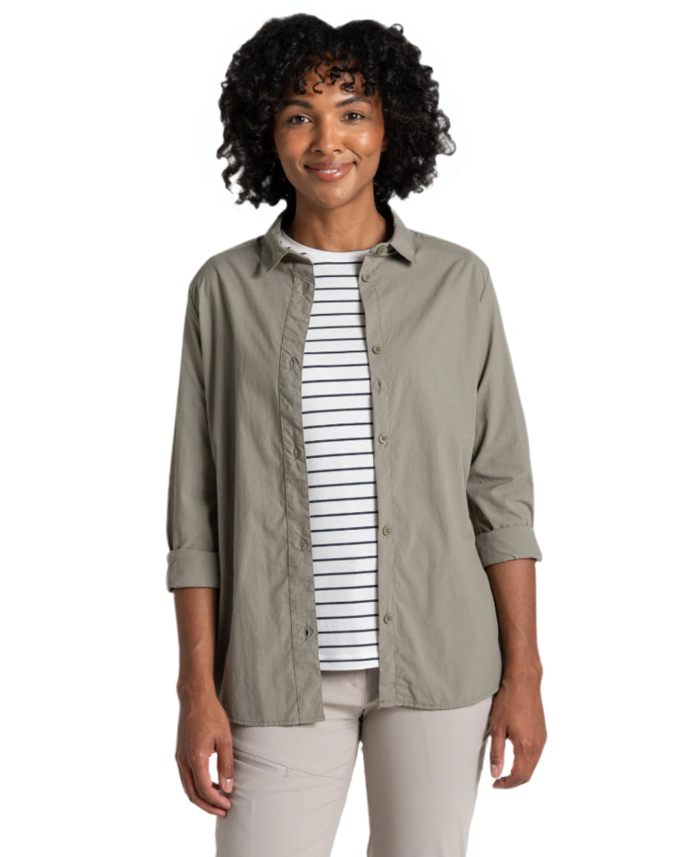 Craghoppers Women's NosiLife Freeda Long Sleeve Shirt - UPF 50+ Bug Repellent Hiking & Travel Shirt for Outdoor Adventures