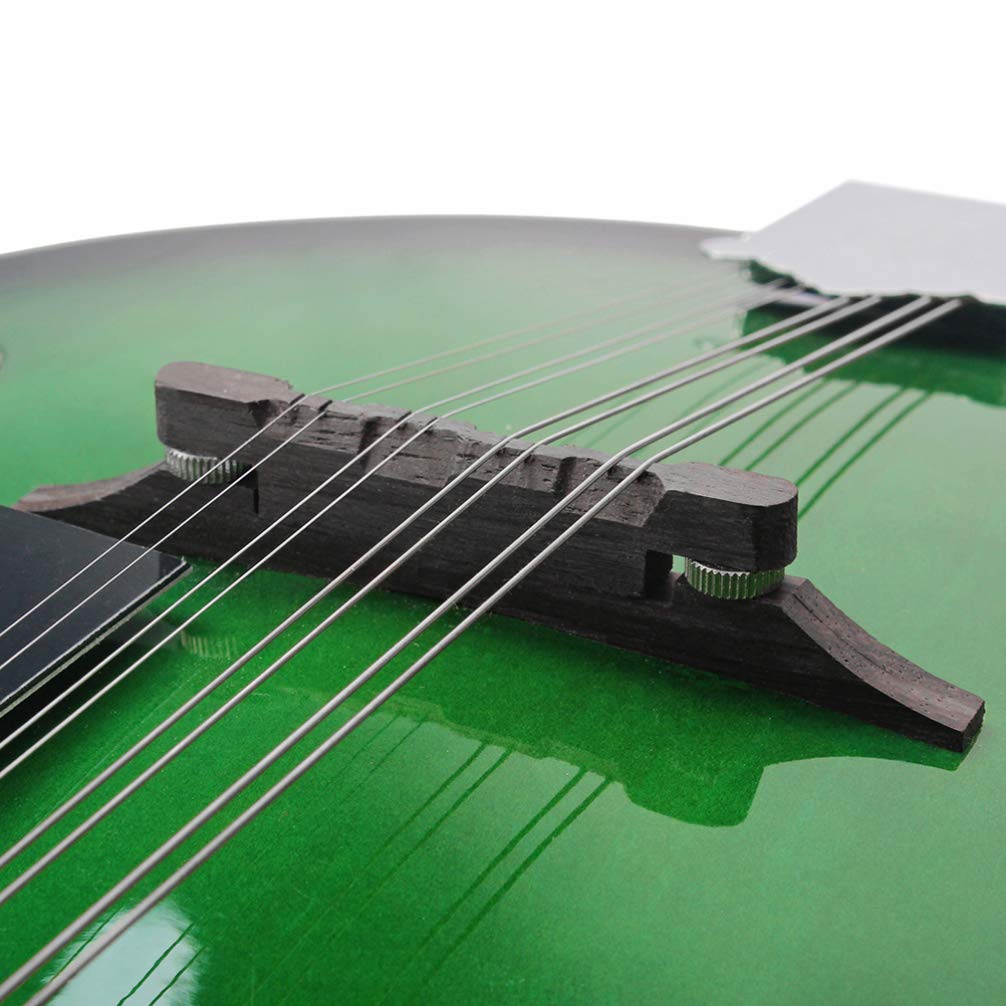 Happyyami 8-String Basswood Mandolin for Beginners with Rosewood Bridge - Perfect for Music Practice, Folk Bands & Outdoor Performances