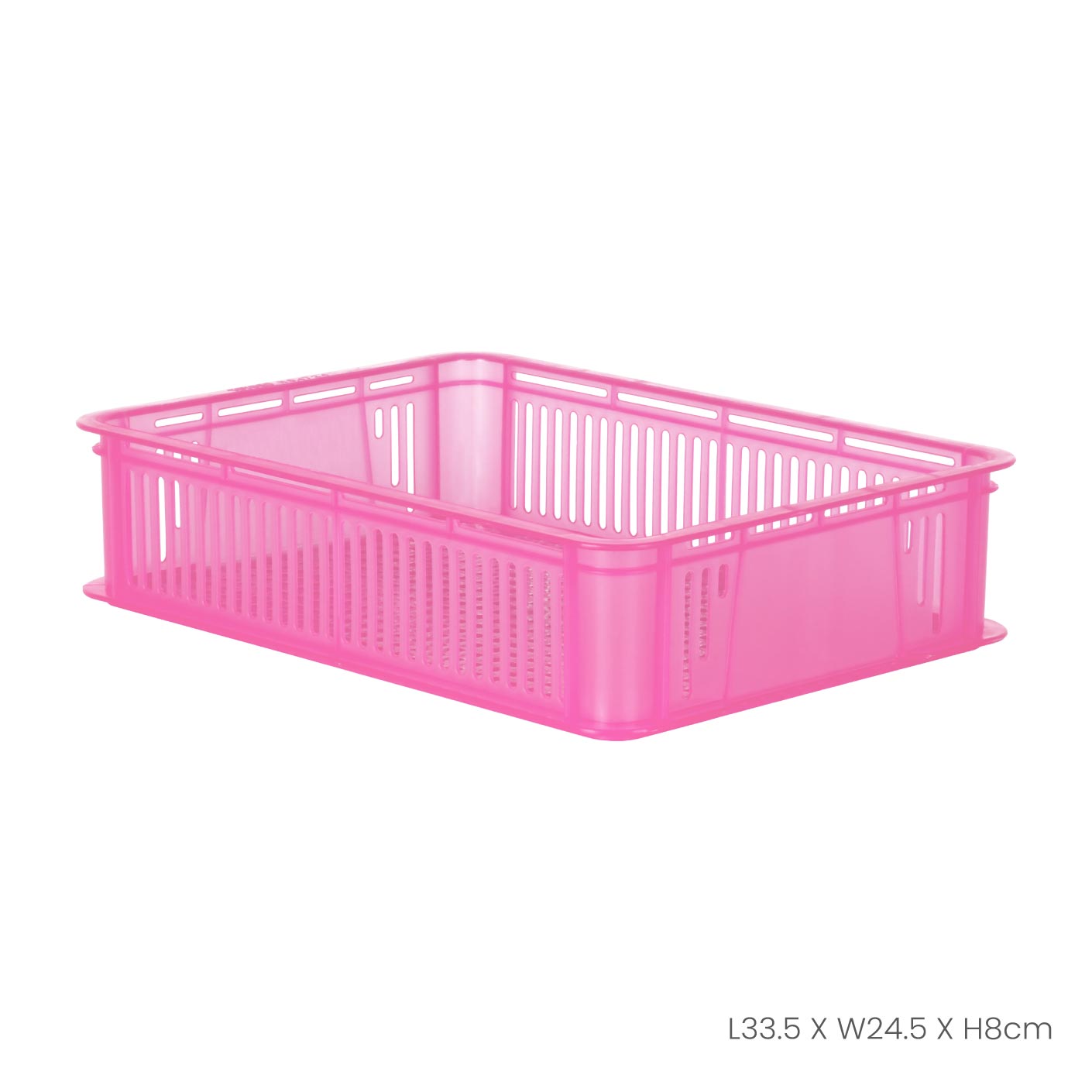Stackable Storage Basket (Large) - 4724 - Perfect for Organizing Pantry, Bathroom, or Kids' Toys - Durable & Space-Saving Home Organization Solution