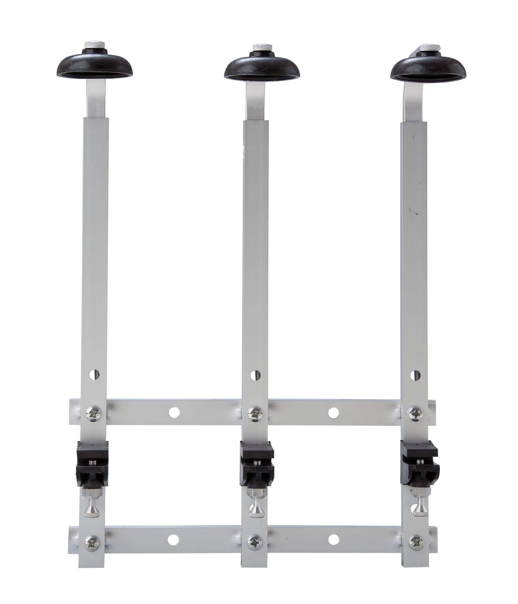 3-Pack 1L Wall Mount Bottle Bracket Rack with 3 25ml Solo Classic Bar Spirit Optics - Perfect for Home Bars, Restaurants, and Liquor Display Organization