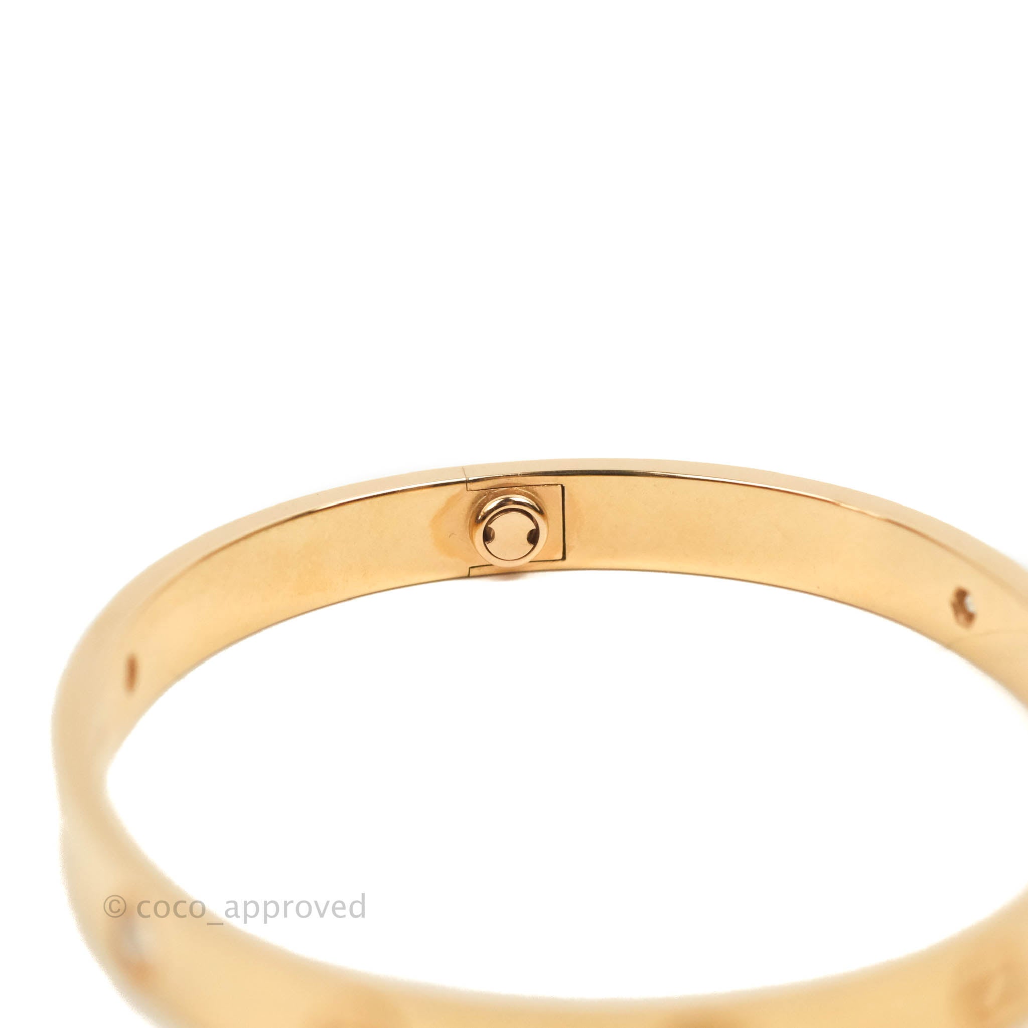 Cartier Love Bracelet 4 Diamond 18K Rose Gold - Luxury Jewelry for Women, Anniversary & Wedding Gift, Perfect for Special Occasions & Everyday Elegance