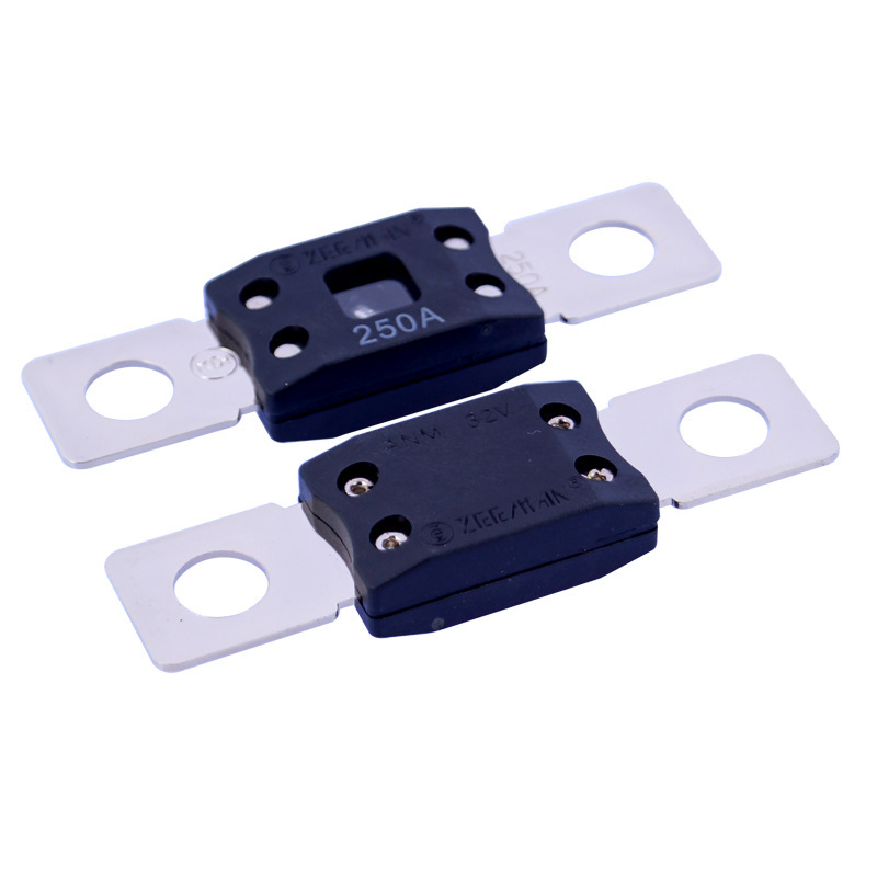 200A/250A Fuse Holder - High Current Automotive Fuse Block with Insulated Cover for Car, Truck, RV & Marine Electrical Systems - Perfect for Battery Protection and Power Distribution