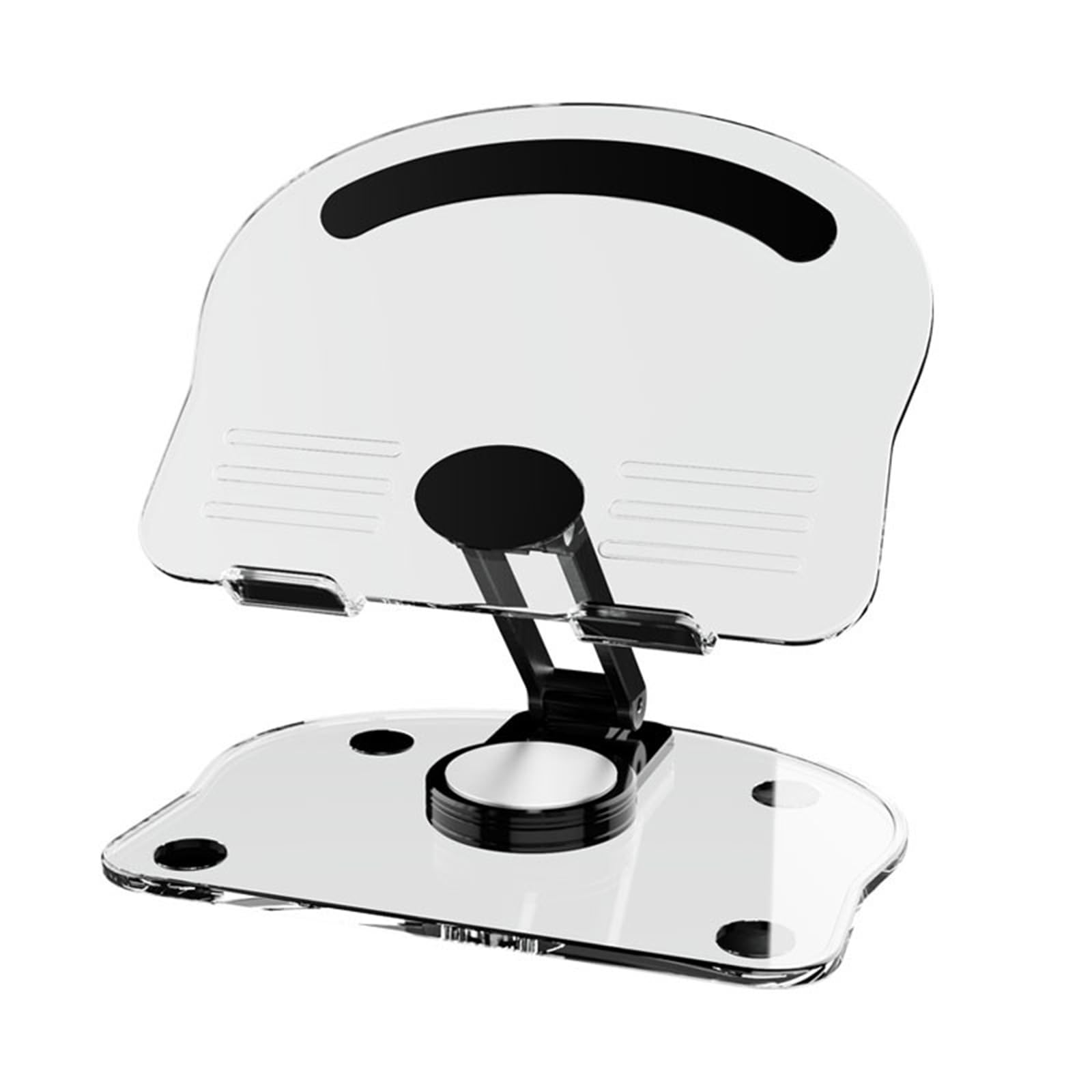 Rotating Phone and Tablet Stand Holder - Sturdy Acrylic Bracket for 4.7-13 Inch Devices, Perfect for Office Desk, Bed, Sofa & Car Use - Stable Viewing Stand for iPhone, iPad, Samsung & More