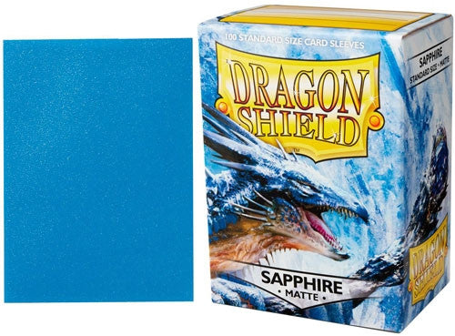 Dragon Shield Matte Sapphire Sleeves - Premium Protection for MTG, Pokemon, and Yugioh Cards - Perfect for Gaming, Collecting, and Tournaments