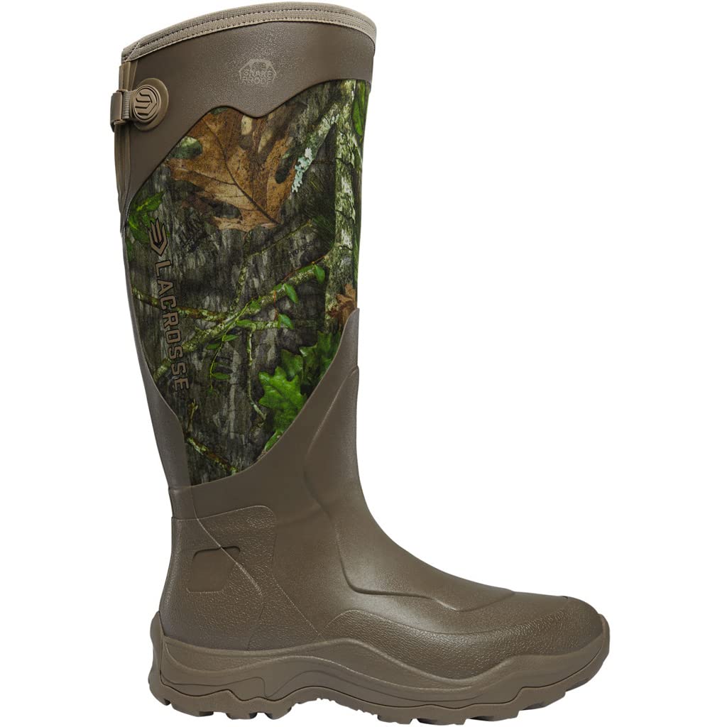 LaCrosse Men's Alpha Range Hunting Boots - Waterproof Insulated Rubber Boots for Outdoor Hunting & Fishing - Ideal for Wet Terrains, Muddy Trails & Cold Weather Adventures