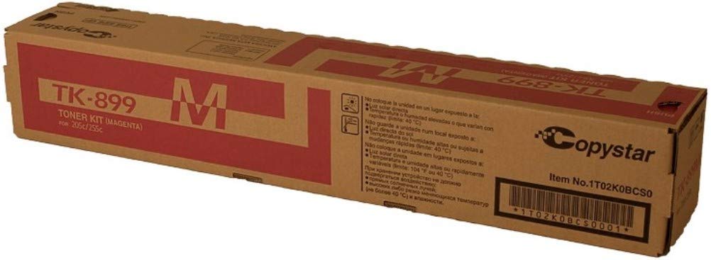 Kyocera TK-899M Magenta Toner Cartridge for CS-205C/255C Printers - Office & Home Use