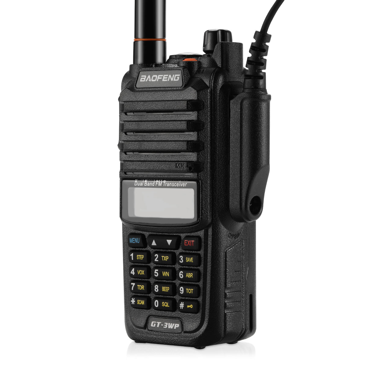 Baofeng GT 3WP Two-Way Radio [5 Pack] - 5W/3W/1W Adjustable Power, IP67 Waterproof Walkie Talkies for Outdoor Adventures, Camping & Emergency Communication