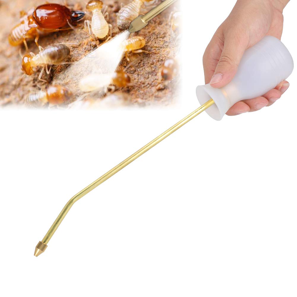 Professional Beekeeping Powder Blower with Long Copper Tube - Multi-Purpose Pest Control Sprayer for Gardening & Agriculture | Ideal for Wasp, Beehive & Crop Protection