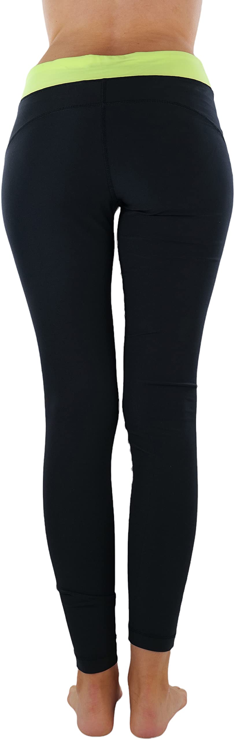 Stylish Women's Full-Length Colorblock Active Leggings - Comfortable Workout Pants for Yoga, Running & Gym