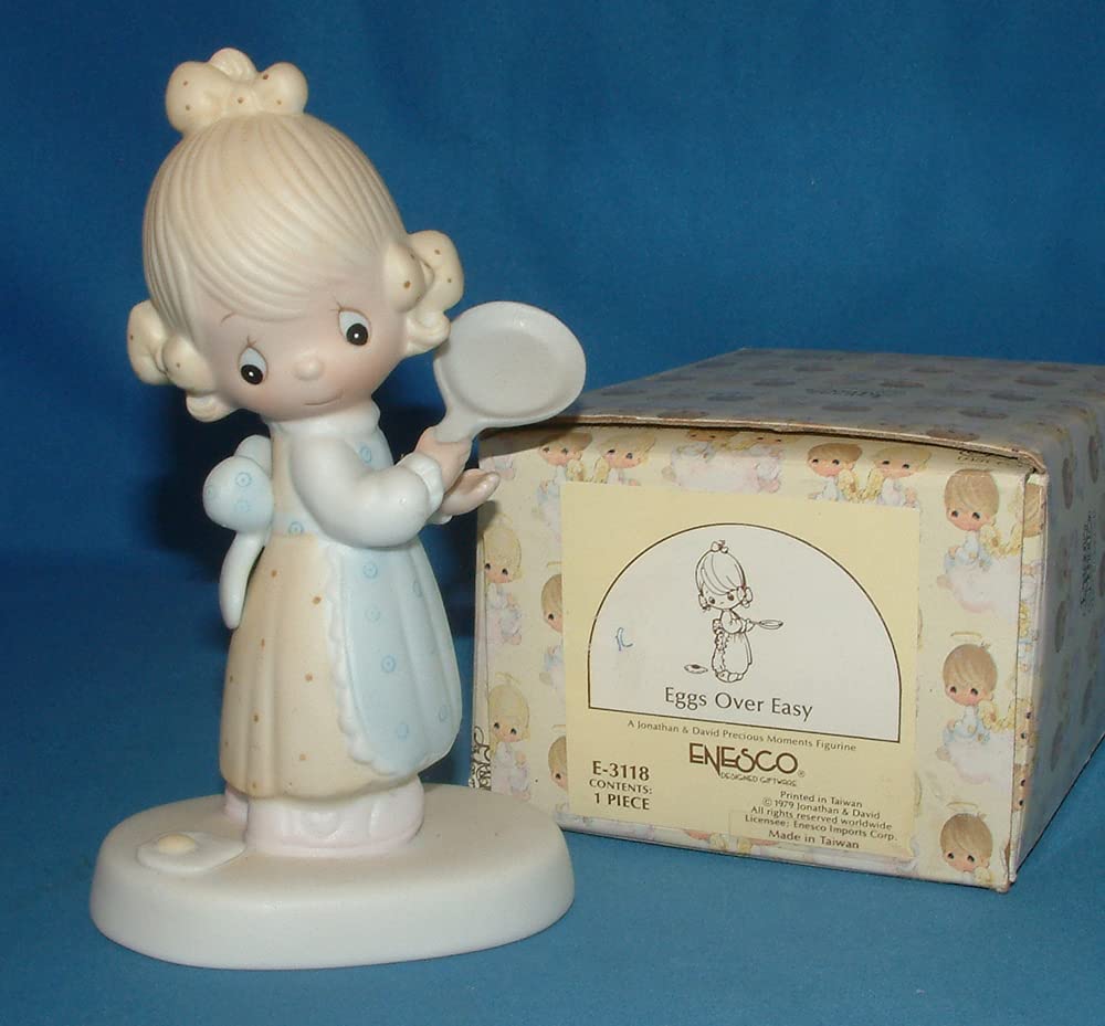 Precious Moments Eggs Over Easy - Collectible Ceramic Figurine for Easter Decorations, Gift Giving & Home Display