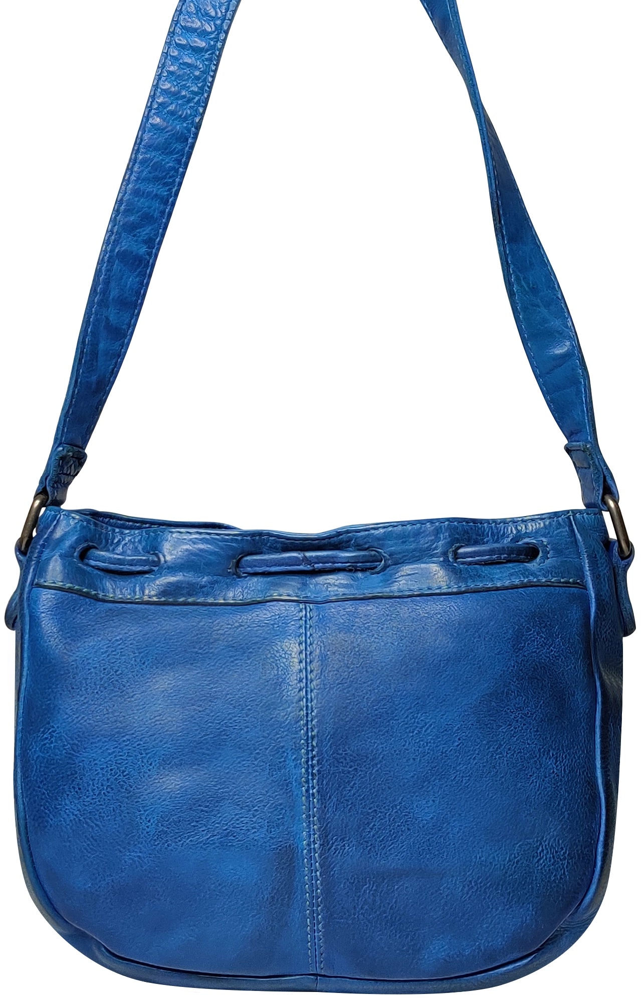 Premium Genuine Leather Shoulder Bag for Women - Stylish Blue Crossbody Purse - Perfect for Work, Travel & Everyday Use