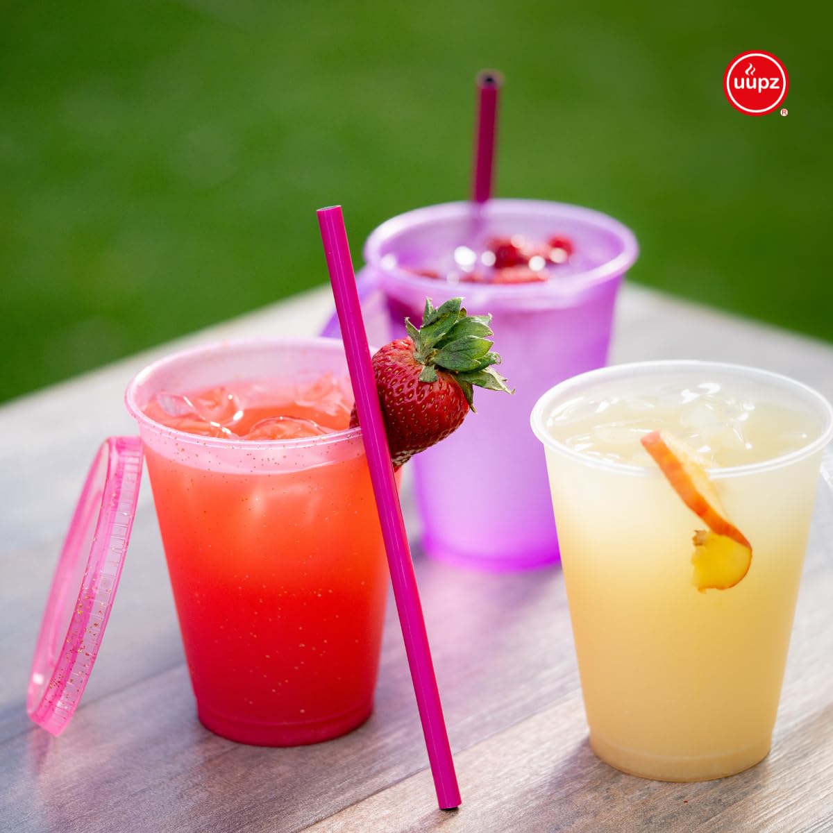 50-Pack Reusable Plastic Cups with Lids & Straws - 16oz BPA-Free Insulated Tumblers for Coffee, Smoothies & Cold Drinks - Perfect for Parties, Picnics & Office Use