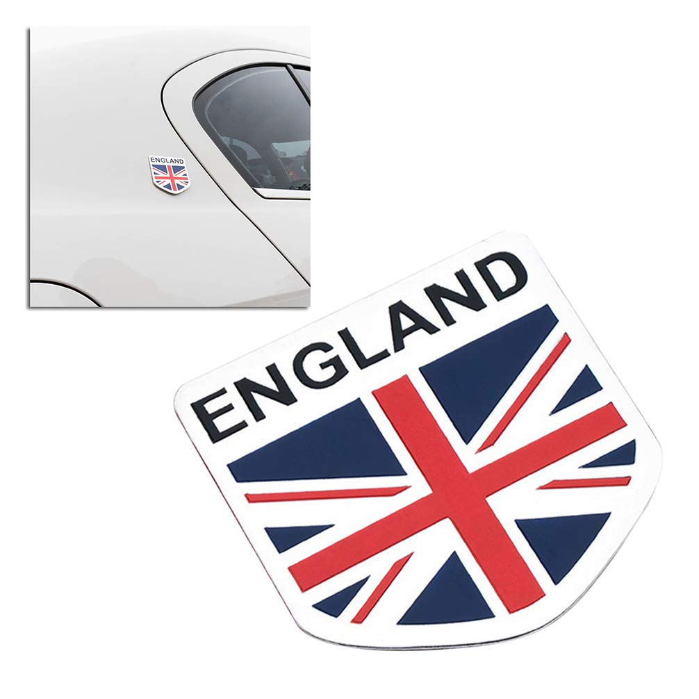 LIOOBO England Flag Car Sticker - Waterproof British Flag Decal for Car Window, Bumper, Laptop - Perfect for UK Fans, Football Supporters & Patriotic Decor
