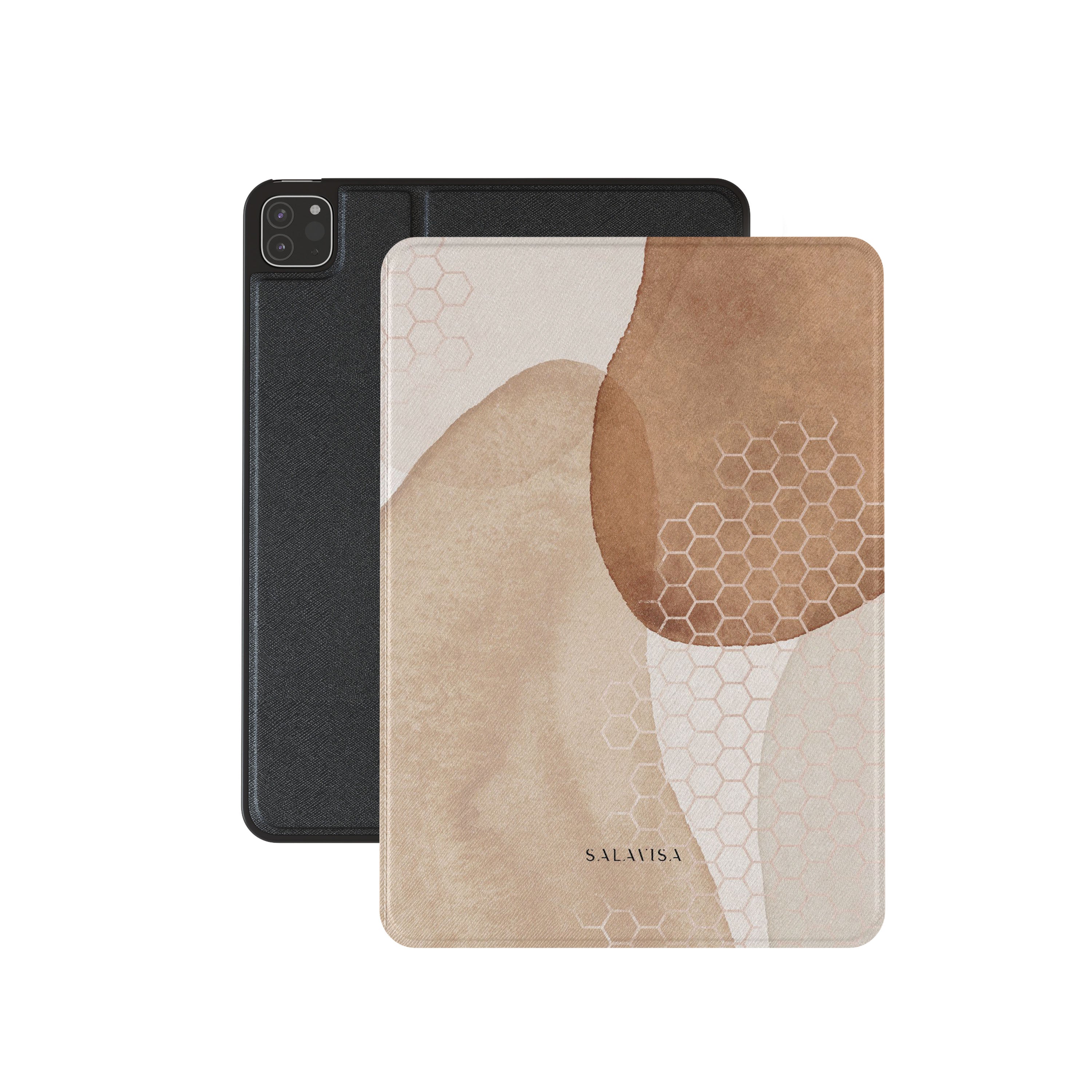 Elegant Beige iPad Case - Slim Protective Cover for iPad Pro/Air/Mini - Perfect for Work, School & Travel