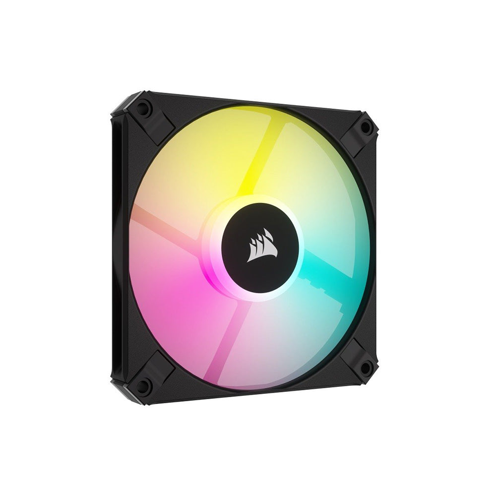Corsair AF120 RGB SLIM 120mm x 15mm Fluid Dynamic Bearing RGB LED Case Fan - Single Pack - Perfect for PC Gaming, Cooling, and Custom RGB Builds