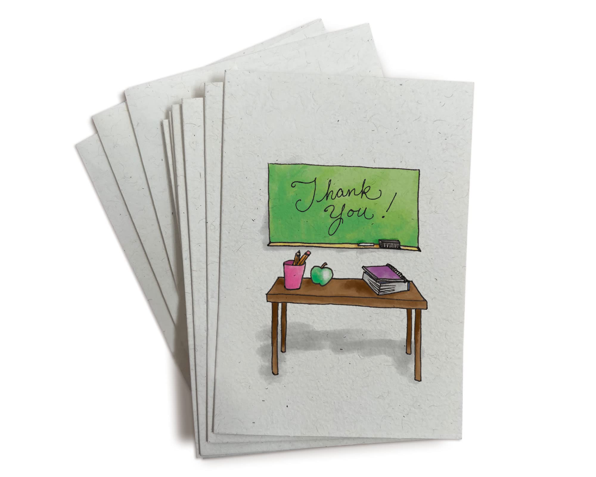 Teacher Appreciation Thank You Cards - 24 Pack with Envelopes for School, Classroom, and Office Use - Perfect for Teacher Gifts, Staff Recognition, and Student Thank You Notes