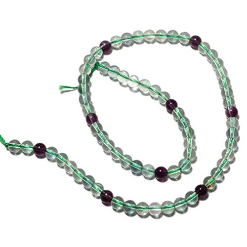 6mm Green Fluorite Round Beads - Natural Gemstone 15 Inch Strand for Jewelry Making, DIY Crafts & Healing Crystals | HIGH-49867