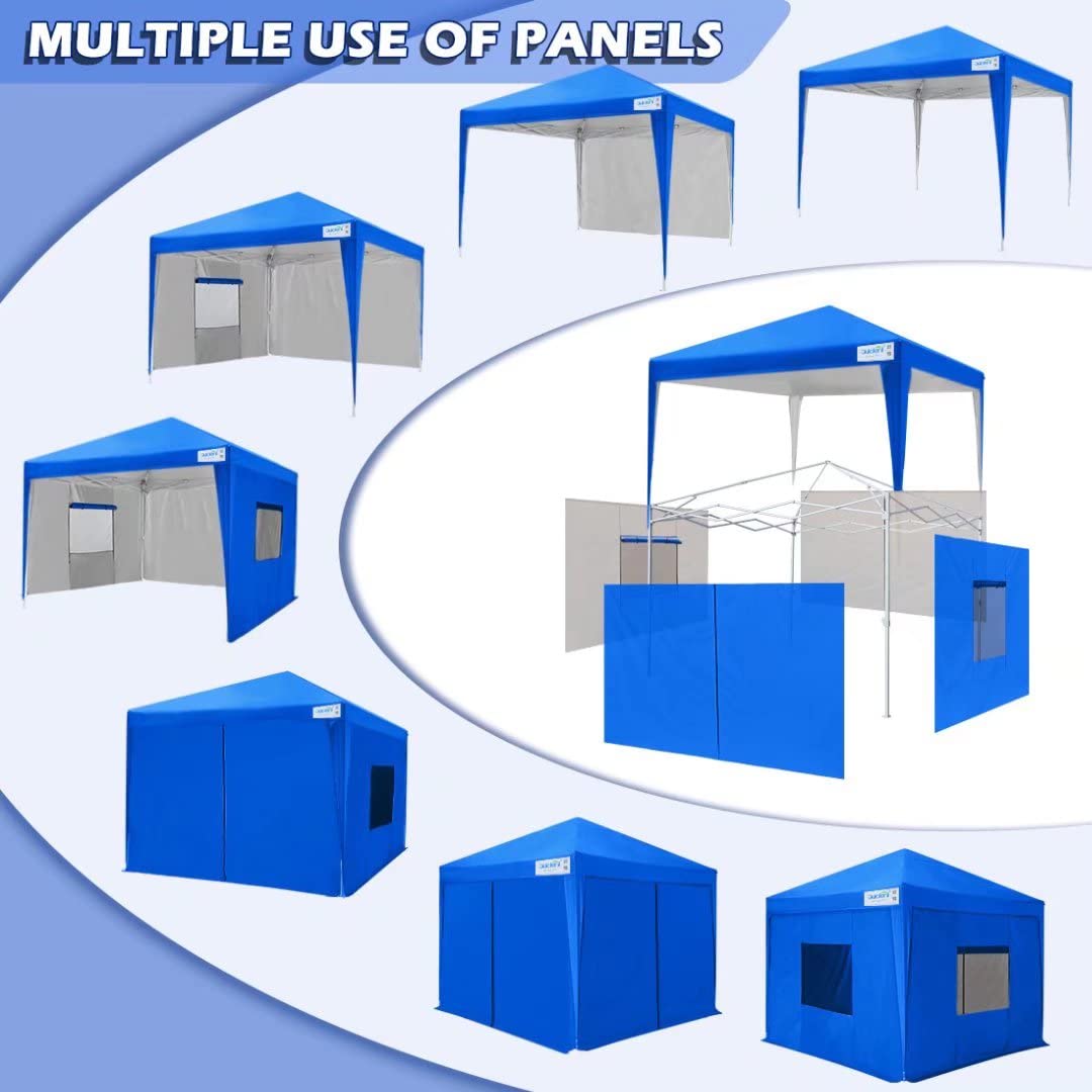 Quictent Pop Up Canopy Tent - Waterproof Instant Gazebo with Sidewalls, Sandbags & Carry Bag | Perfect for Outdoor Events, Parties, Beach & Camping Shelter | Commercial Grade Easy Setup Canopy