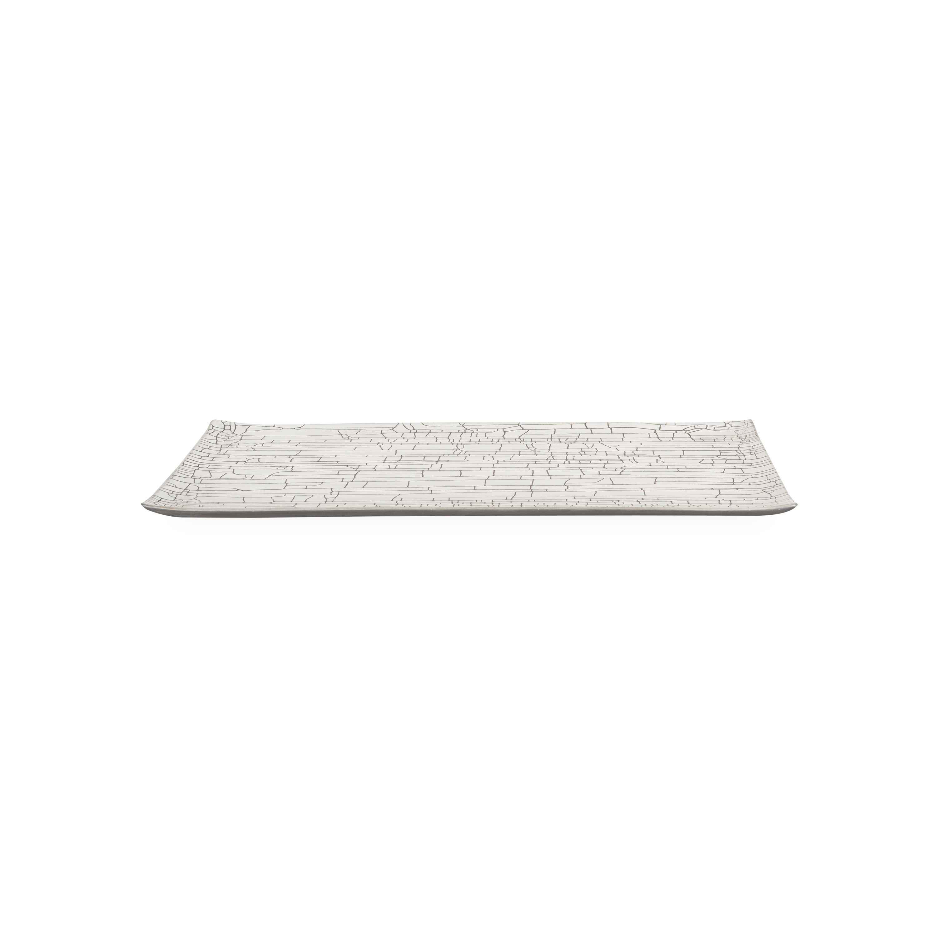 Elegant Crackle Rectangular Serving Tray - Perfect for Dining, Entertaining, and Home Decor | Durable & Stylish Tableware for Parties, Weddings, and Everyday Use