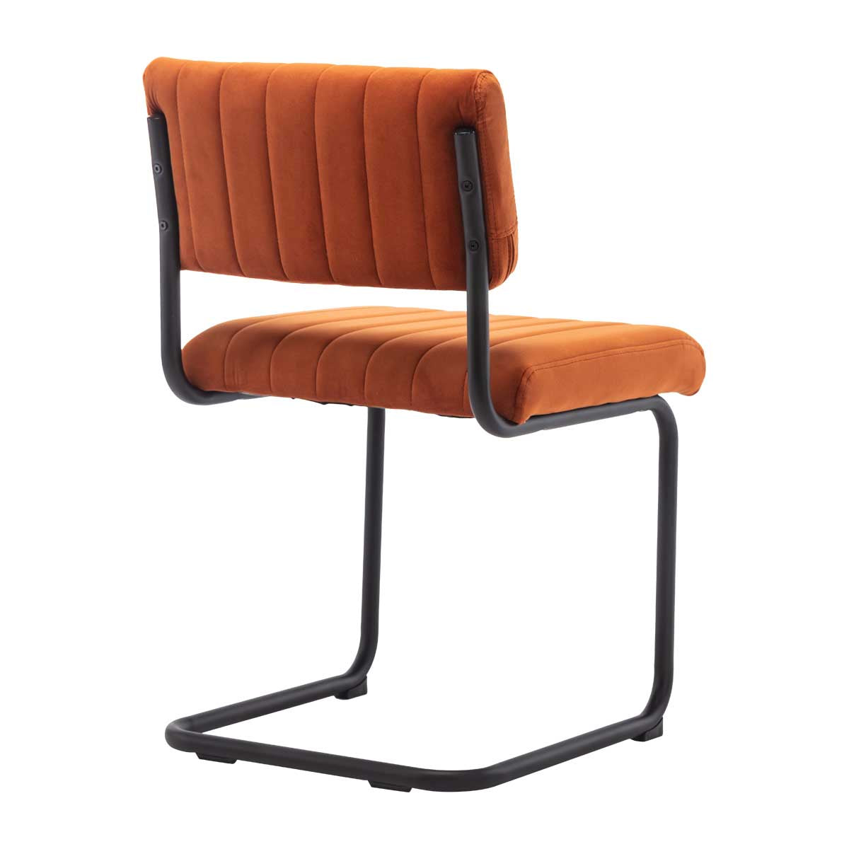 Luxury Velvet Dining Chair - Modern Upholstered Accent Chair for Dining Room, Kitchen, Living Room & Office - Soft & Comfortable Seat with Sturdy Metal Legs - Elegant Home Decor for Parties & Gatherings