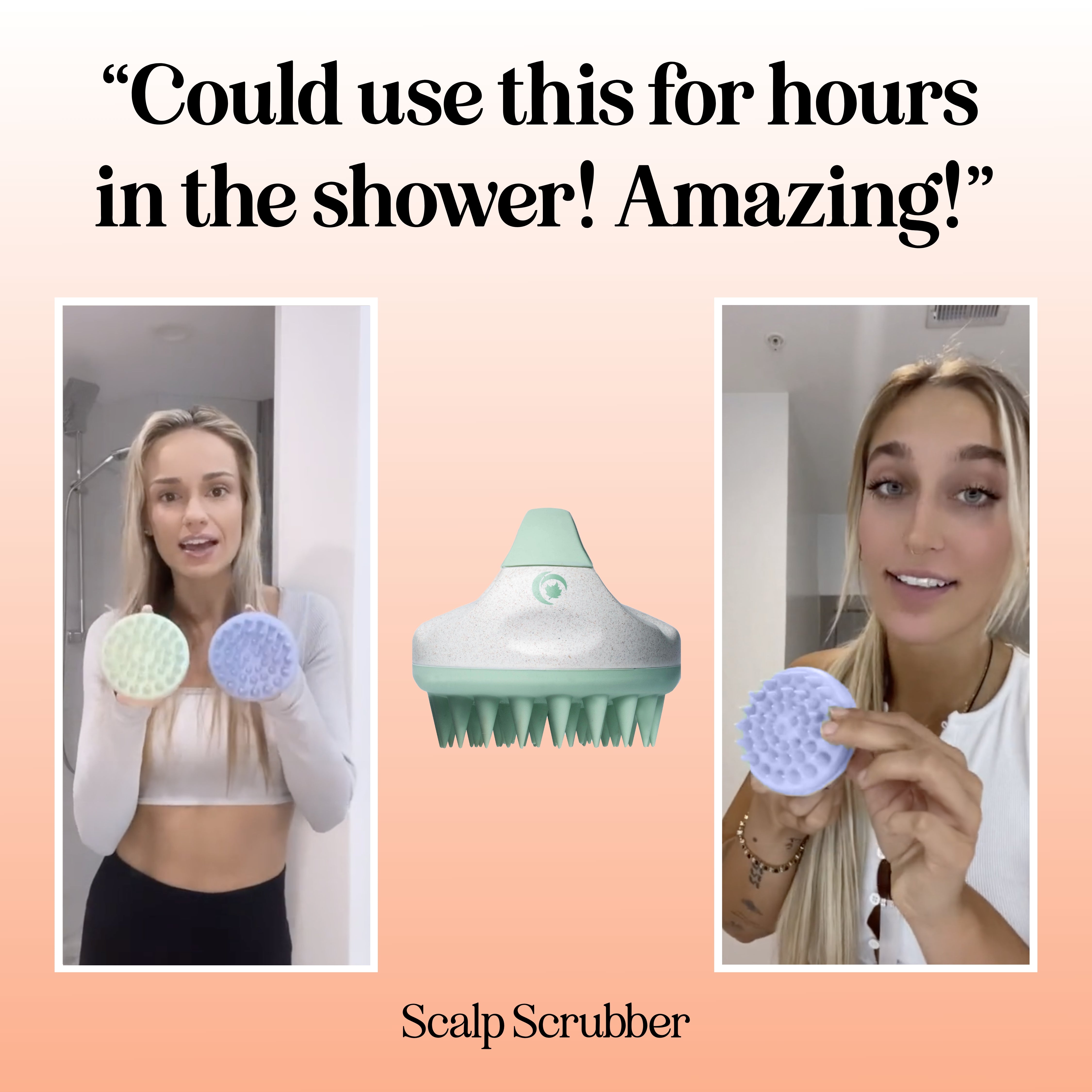Exfoliating Scalp Scrubber for Hair Care - Gentle Massager for Dandruff & Itchy Scalp Relief - Perfect for Shower & Spa Use at Home