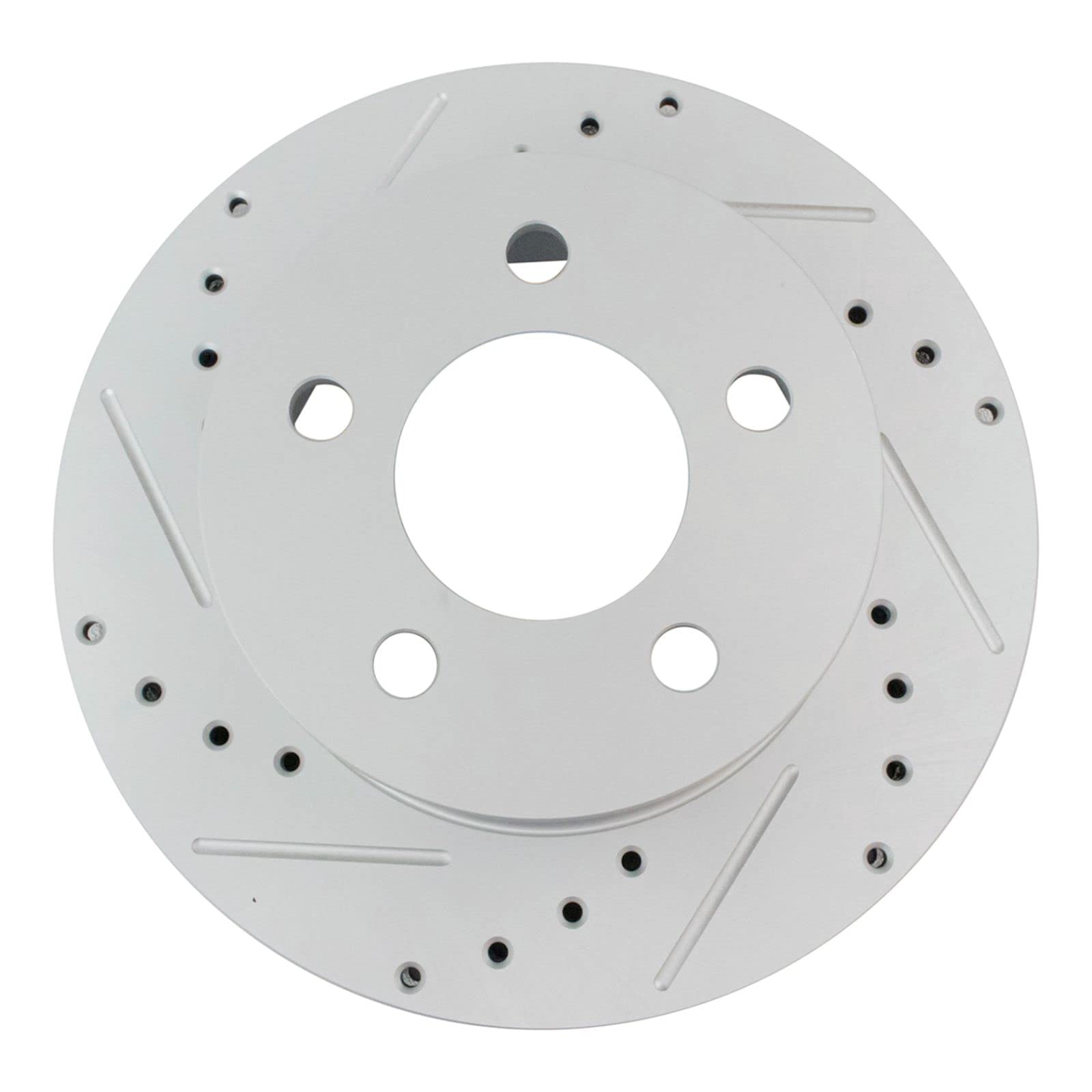 High Performance Drilled & Slotted Brake Rotors with Ceramic Pads - Front Brake Kit for Jeep Wrangler & Grand Cherokee - Perfect for Off-Roading & Daily Driving