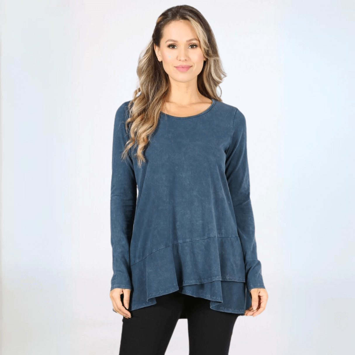 Premium Cotton Tunic for Women - Made in USA - Comfortable All-Season Wear for Casual Outfits, Work & Travel
