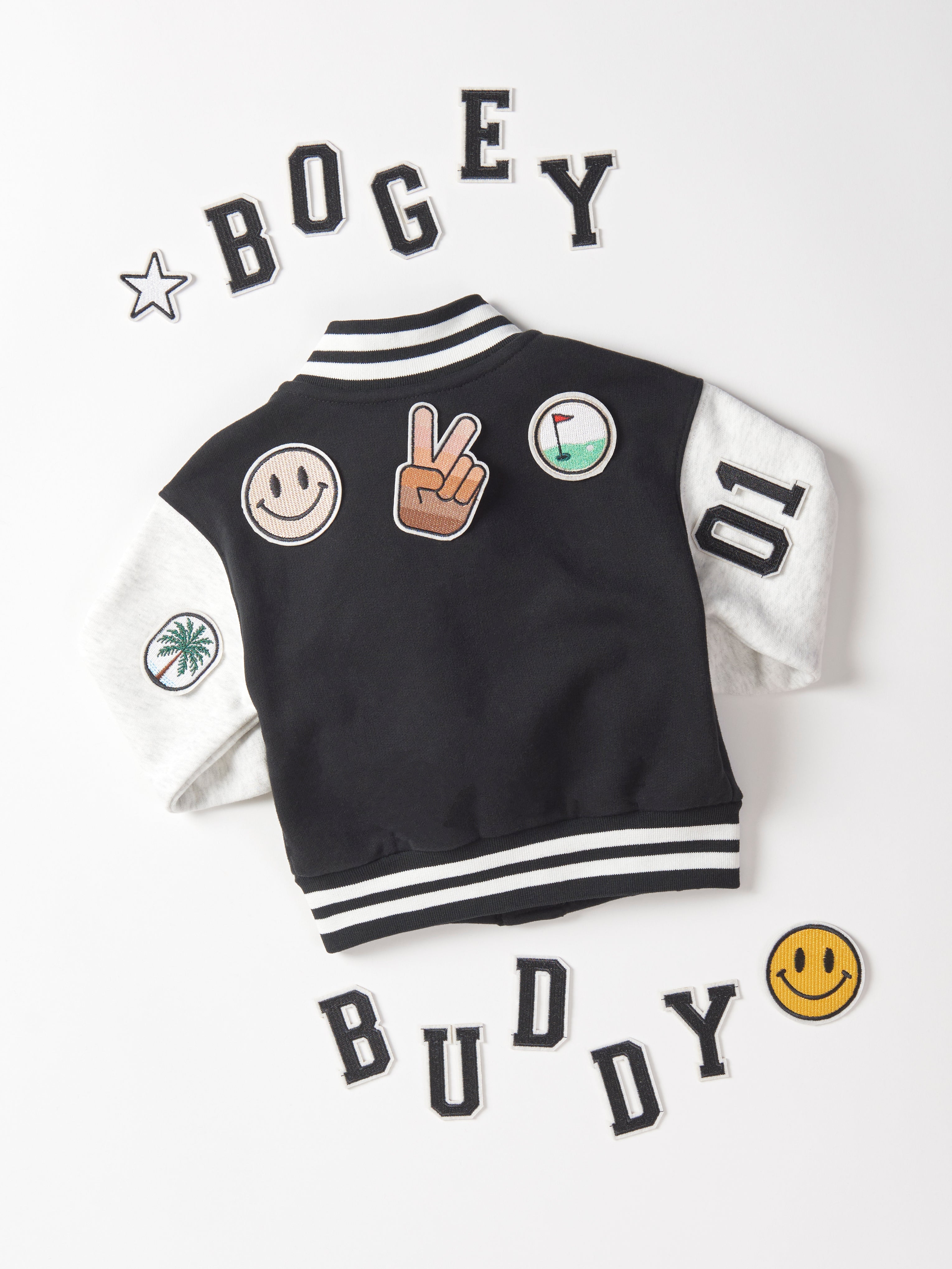 Stylish Black Varsity Jacket for Men & Women - Trendy Letterman Jacket for Casual Wear, Sports, and School Events