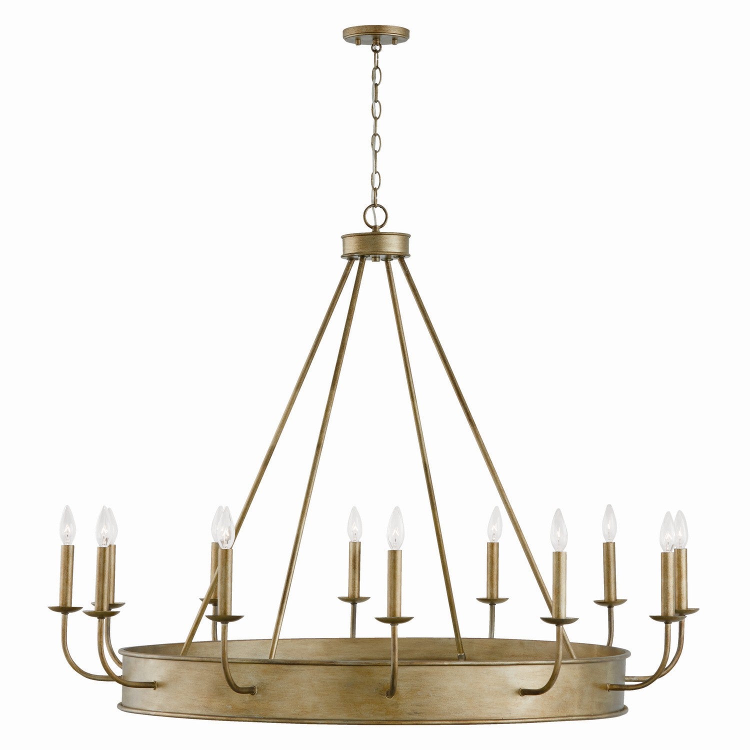 Capital Lighting 12-Light Chandelier - Modern Crystal Ceiling Light Fixture for Dining Room, Bedroom & Living Room Decor