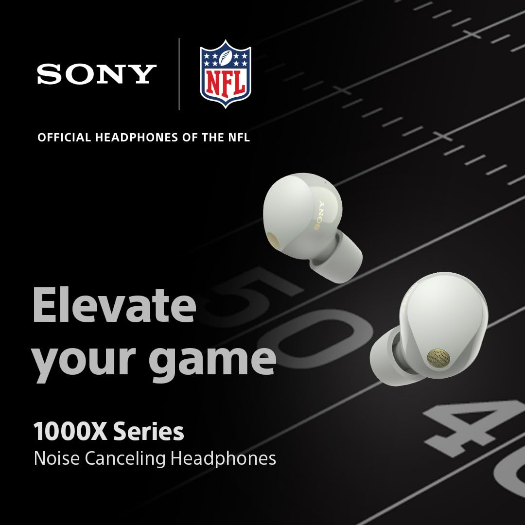 Sony WF-1000XM5 Wireless Bluetooth Earbuds with Active Noise Cancelling, Alexa Built-in, Hi-Res Audio - Silver | Perfect for Travel, Workouts & Commuting