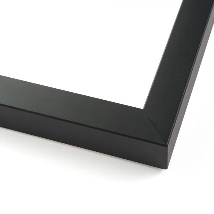 Black 12x24 Wood Shadow Box Display Frame with Acid-Free Backing & UV Protective Acrylic - 3/4